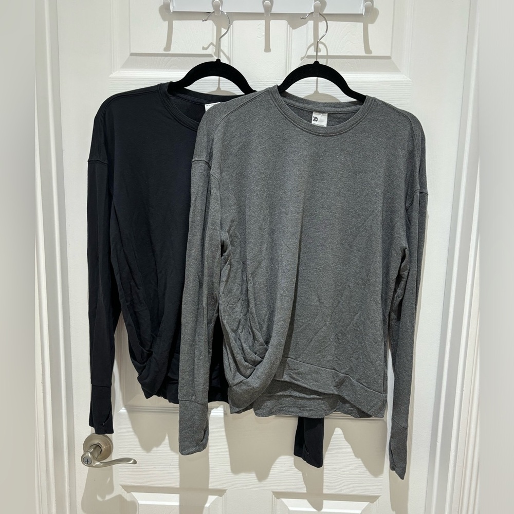 Lot of 2 Target’s All In Motion sweatshirts SMALL